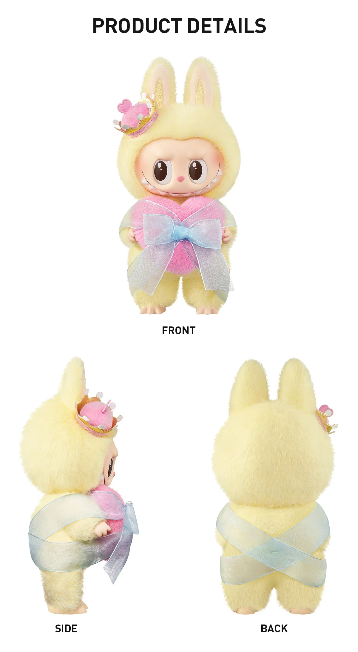 LABUBU doll, vinyl plush toy, hanging card