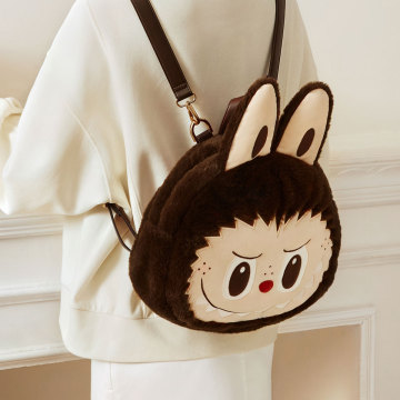 LABUBU PUPPE Rucksack mit großem Kopf