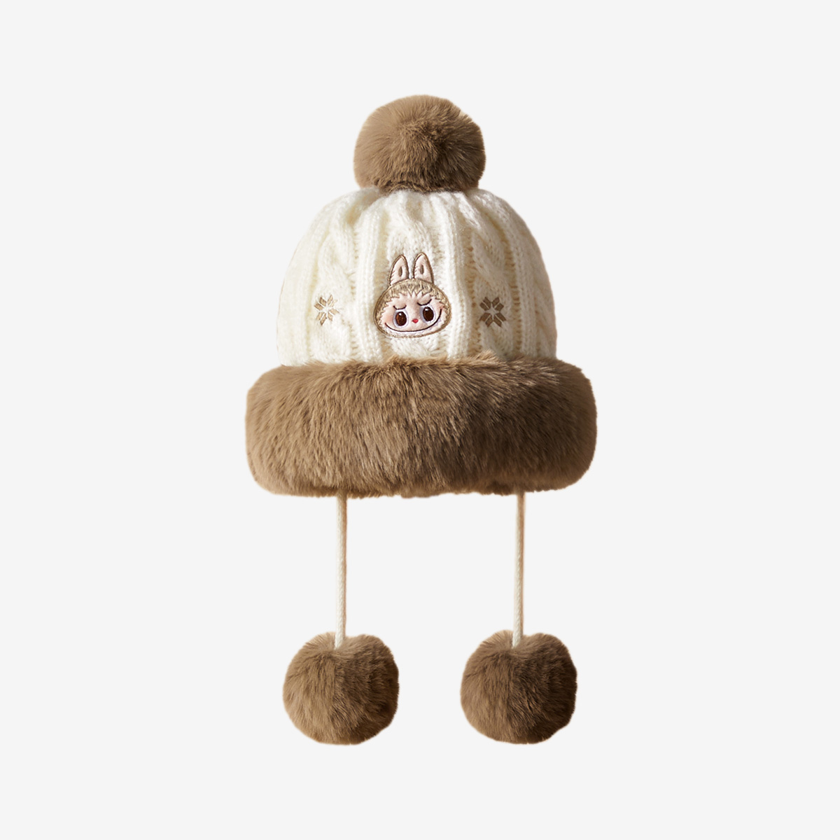 Warm Fluffy Holiday Series LABUBU Plush Cap Warm Fluffy Holiday Series LABUBU Plush Cap