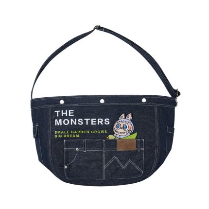 The Monsters LABUBU Fall in Wild Denim Tragetasche