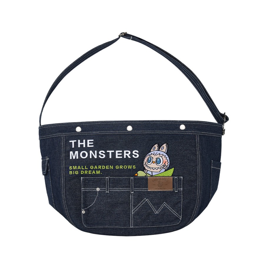 The-Monsters-LABUBU-Fall-in-Wild-Denim-Tragetasche The Monsters LABUBU Fall in Wild Denim Tragetasche