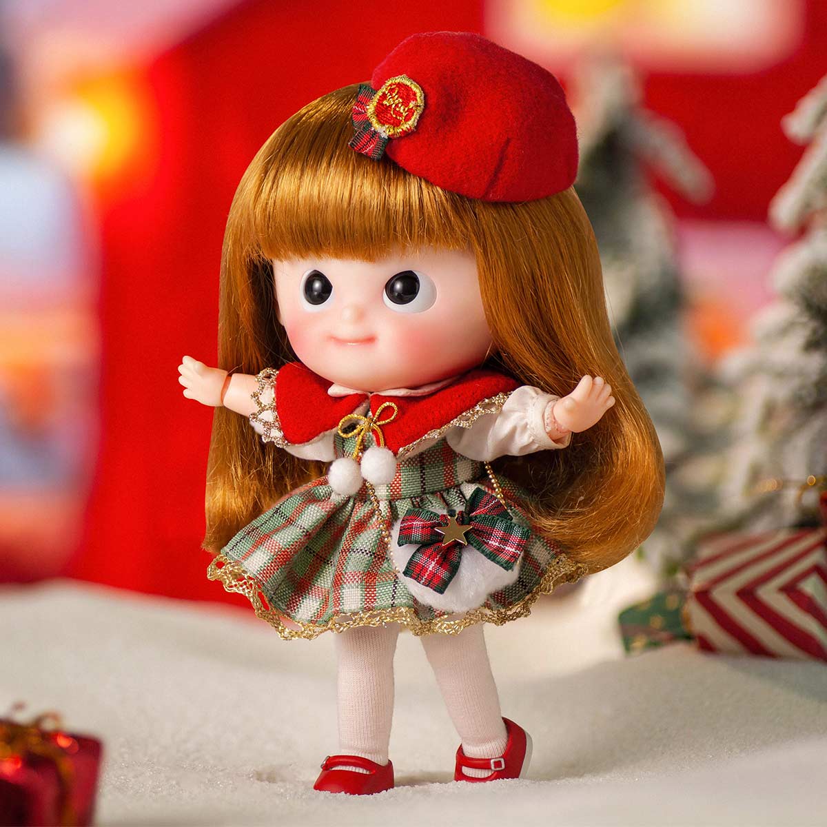 Mui-chan Wintergeschichte Mini-Puppenserie Mui-chan Wintergeschichte Mini-Puppenserie