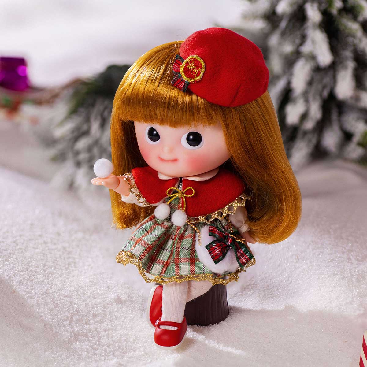 Mui-chan Wintergeschichte Mini-Puppenserie Mui-chan Wintergeschichte Mini-Puppenserie