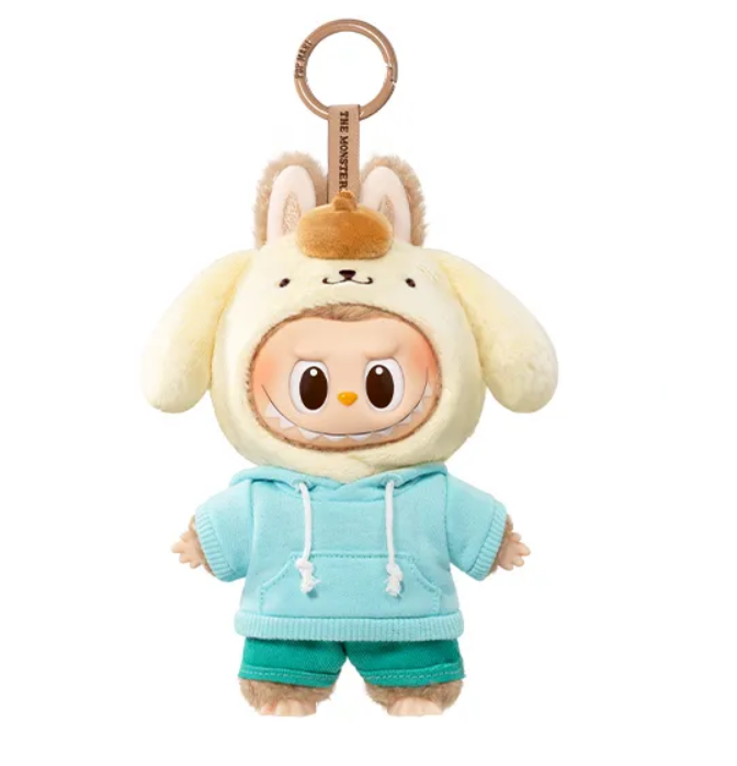 THE MONSTERS Labubu X Pompompurin Vinyl-Plüschanhänger THE MONSTERS Labubu X Pompompurin Vinyl-Plüschanhänger