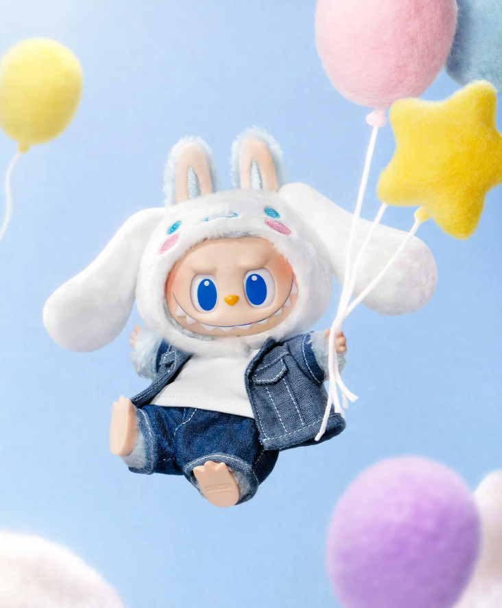 Labubu The Monsters Cinnamoroll Vinyl Plüschanhänger Labubu The Monsters Cinnamoroll Vinyl Plüschanhänger