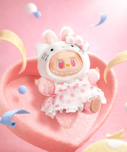 Der Monsters Labubu X Hello Kitty Vinyl-Plüschanhänger