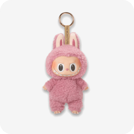 DIE MONSTER-Serie – Labubu-Schlüsselanhänger Leckere Macarons Litschi-Beere