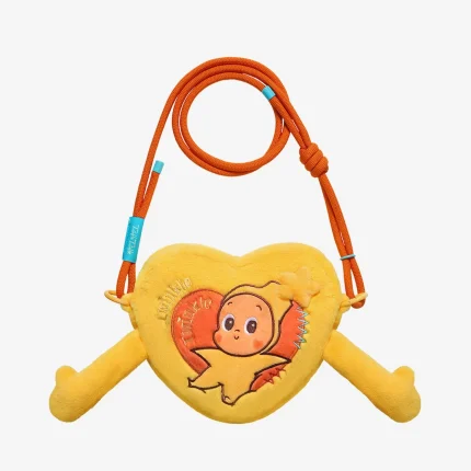 Serie „Twinkle Twinkle Crush On You“ – Herzförmige Tasche mit „Hand-in-Hand“-Motiv