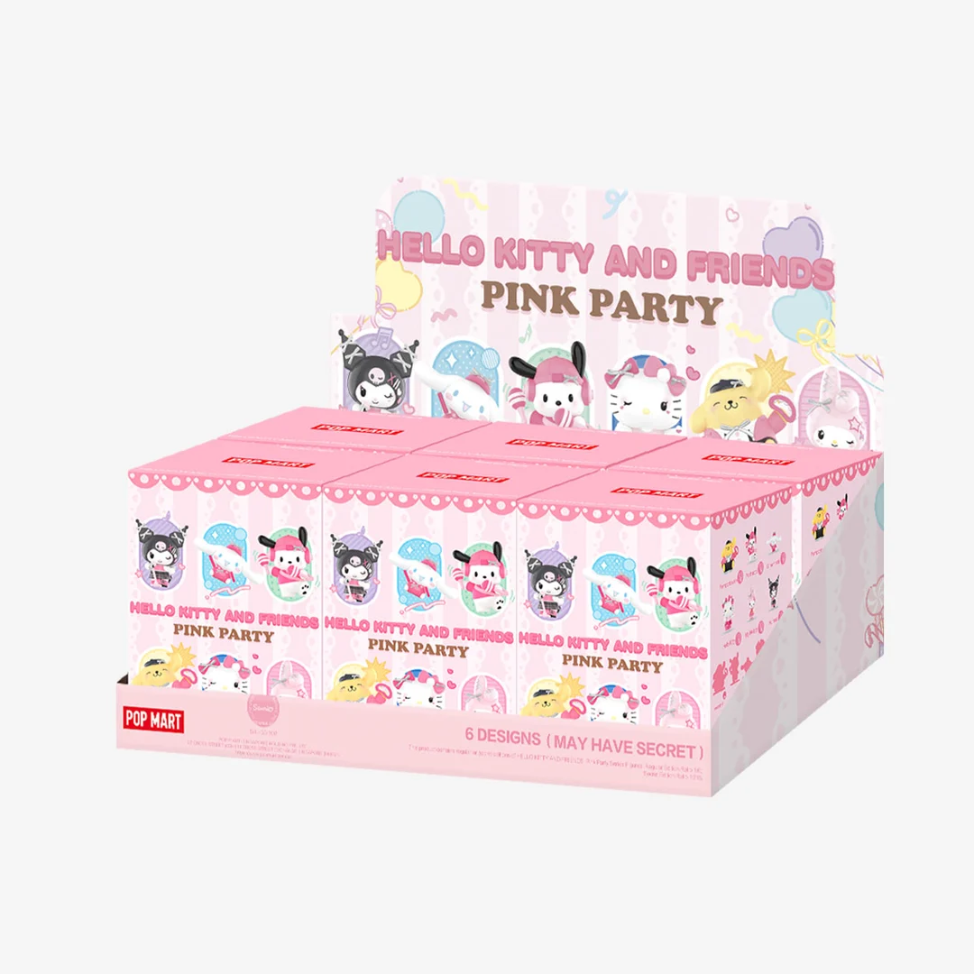 Figuren Aus Der „Pink Party“-Serie Von Hello Kitty And Friends Figuren Aus Der „Pink Party“-Serie Von Hello Kitty And Friends