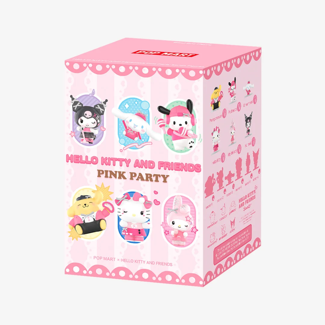 Figuren Aus Der „Pink Party“-Serie Von Hello Kitty And Friends Figuren Aus Der „Pink Party“-Serie Von Hello Kitty And Friends