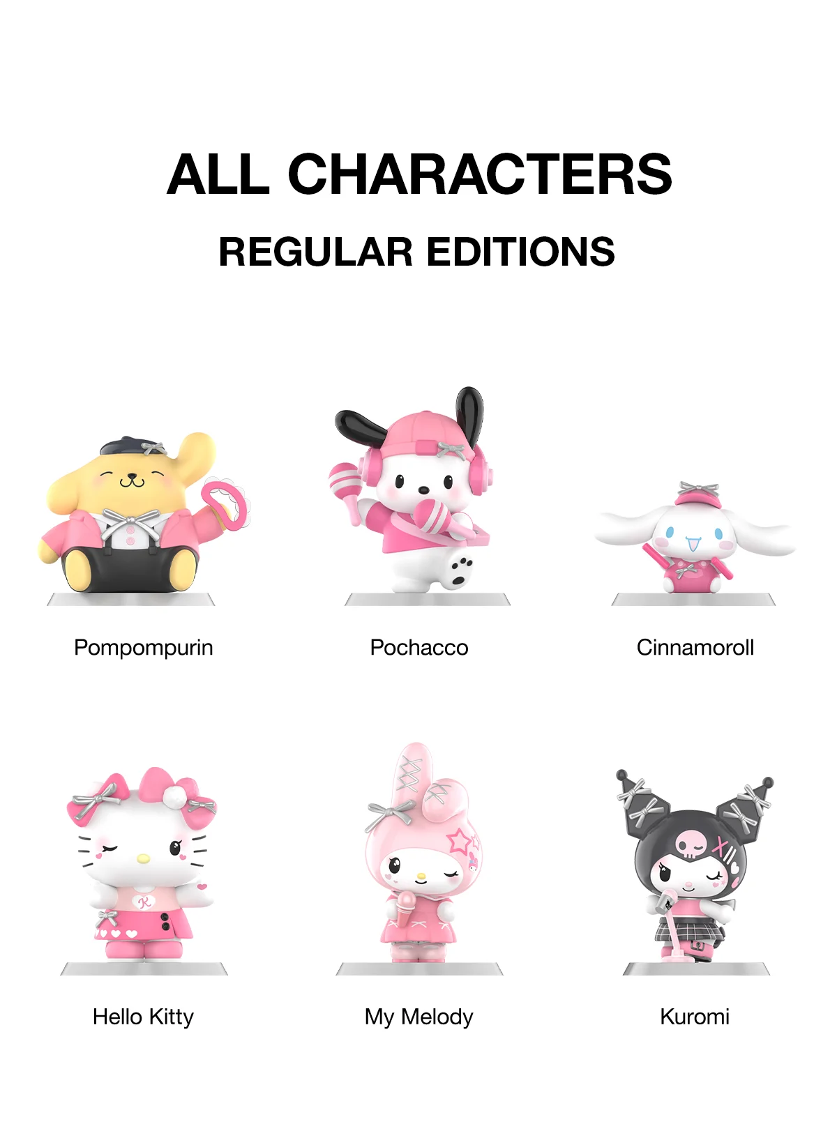 Figuren Aus Der „Pink Party“-Serie Von Hello Kitty And Friends Figuren Aus Der „Pink Party“-Serie Von Hello Kitty And Friends